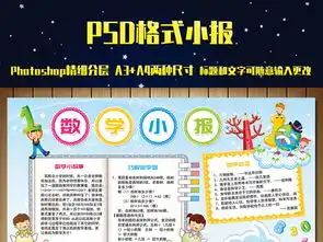 快乐卡通数字数学小报学科手抄报图片模板psd设计图下载数学手抄报大全编号17259074