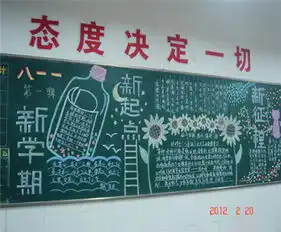 新学期黑板报新的学期就要到来了