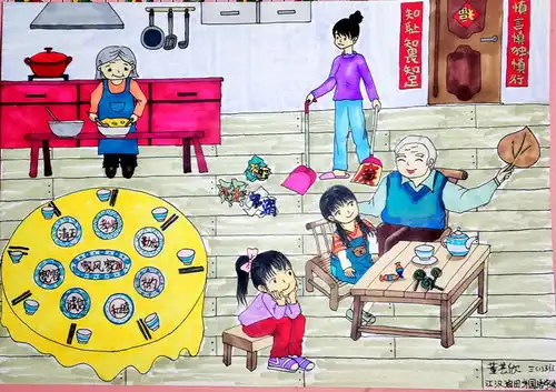 潜江手抄报里的廉洁家风