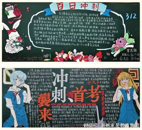 高中黑板报排版开学综合