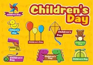 六一儿童节矢量素材合集happychildrensdayvectors