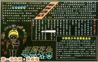 六一儿童节黑板报打开留守儿童的心灵之窗