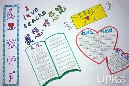 简单画手抄报装饰教师节