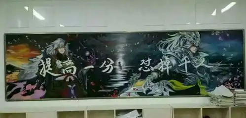 初中生黑板报走红,美术天赋羡煞旁人,老师高手竟在我们班