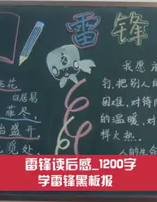 开学了黑板报图片素材
