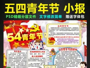 五四青年节小报共青团手抄报电子小报图片素材psd模板下载72.42mb五四青年节手抄报大全纪念日手抄报