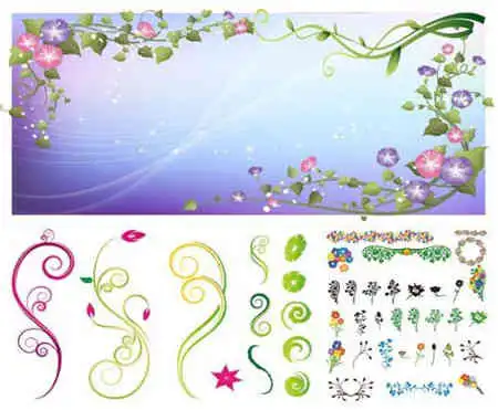 黑板报花边手抄报上描绘出的图画
