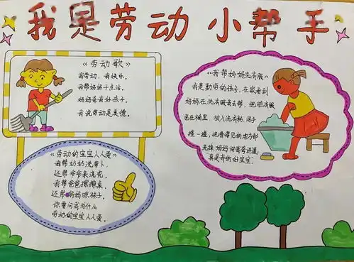 劳动小能手手抄报内容