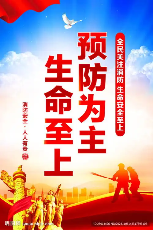 消防海报设计图