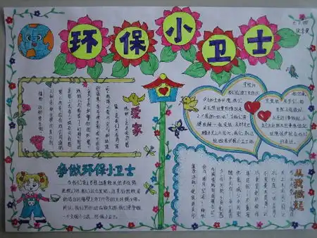 认识大自然的手抄报