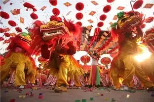 中国年,就要这种味儿舞狮接财神一样不少迎新春