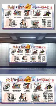 新版学校背景墙消防安全通用展板模板图片素材psd分层格式下载展板背景半成品大全