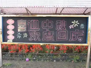 庆十一黑板报出版了