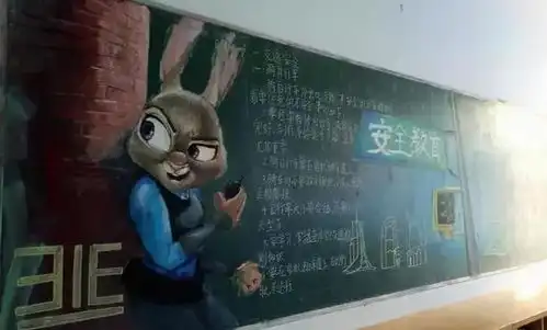 初中生阴间板报走红,画风有点诡异,胆小的学生表示不敢进