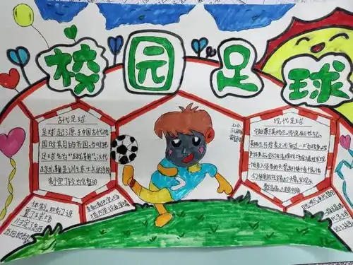 阜南孩子们的足球手抄报,必须点赞,赶紧来看看有多赞吧
