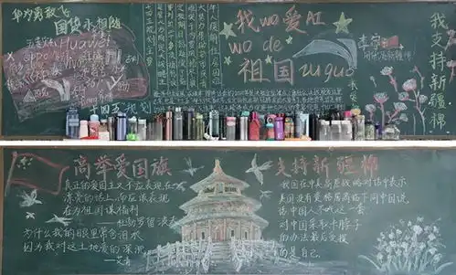 衡水二中高二利用板报积极开展爱国主题教育活动