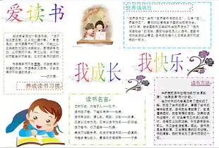 我爱读书手抄报内容