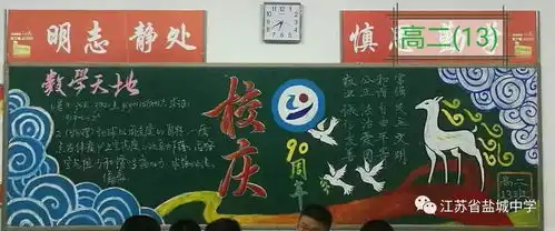 黑板也是竞技场,哪班设计最闪亮高中第一次黑板报评比邀您点赞加油