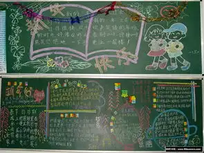 迎接新年黑板报