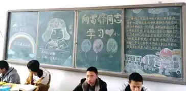 湖北余堰中学以黑板报弘扬雷锋精神