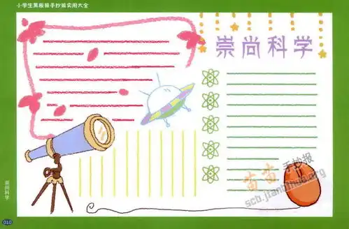崇尚科学手抄报资料