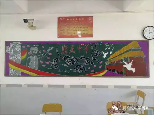欢度国庆记庆国庆,颂中华主题黑板报评选活动