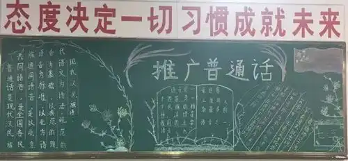 三元文化之禁毒普通话天府文化9月主题黑板报评比活动