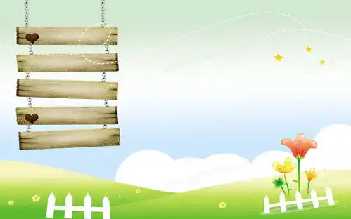 幼儿园招生简章板报卡通可爱蓝色绿色清新背背景图片素材免费下载熊猫办公