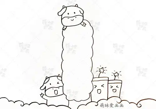 新年快乐学画简单又漂亮的2021年元旦手抄报,含内容文字