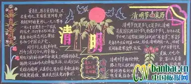 国庆黑板报标题清明节