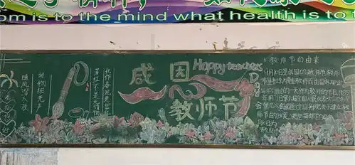 饮水思源,吾爱吾师南充一中庆祝第37个教师节主题黑板报创作活动