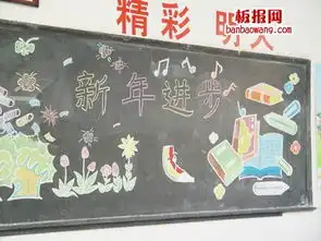 节日黑板报简单元旦