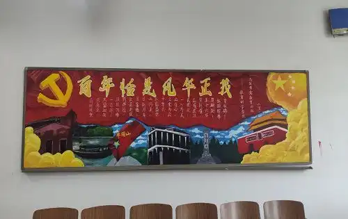 怀化学院教育科学学院举办黑板报比赛把党史学习教育成果写进教室绘入人心