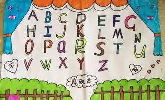 拼音字母手抄报立体拼音