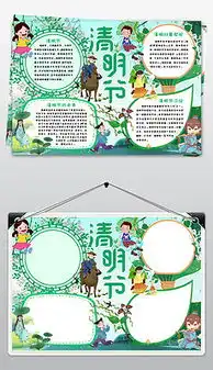 清明节手抄报2022习俗