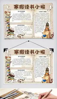 cdr读书板报模板