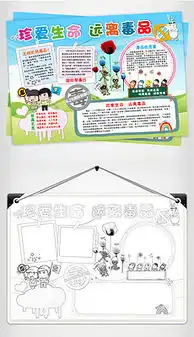 禁毒黑板报素材素材
