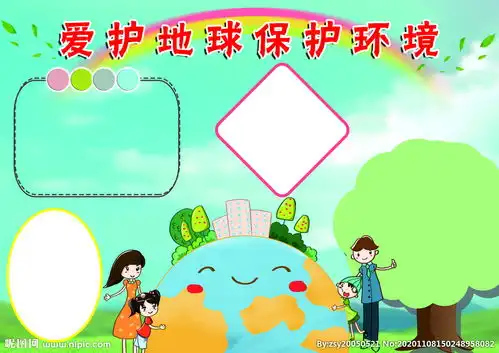 保护环境手抄报模板