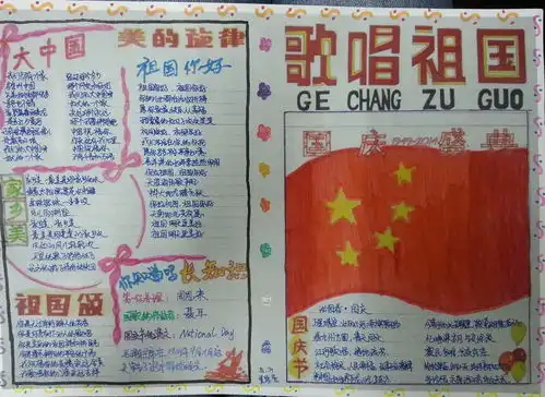 歌唱祖国手抄报简单