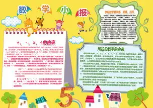 手抄报小学生通用数学