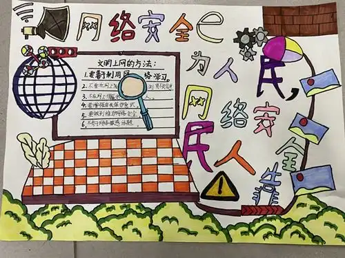 纳溪区合面小学开展网络安全周系列活动