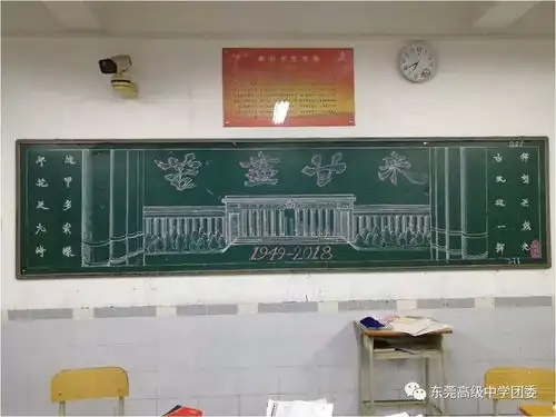 数字黑板报欢度国庆