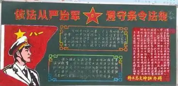 2019年二年级关于建军节的黑板报