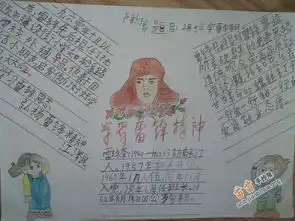 学习雷锋精神手抄报图片大全内容