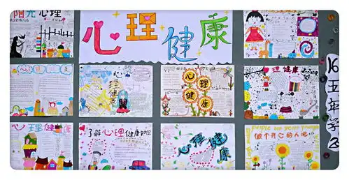 大学心理健康黑板报