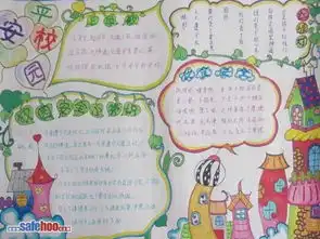 手抄报平安校园