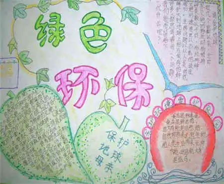 大自然手抄报大全简单环