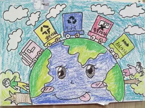 世宙中学小学部垃圾分类垃圾不落地,城市更美丽