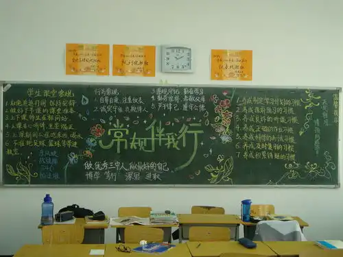 我与常规主题板报评比活动