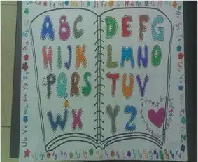 关于二十六个字母的手抄报